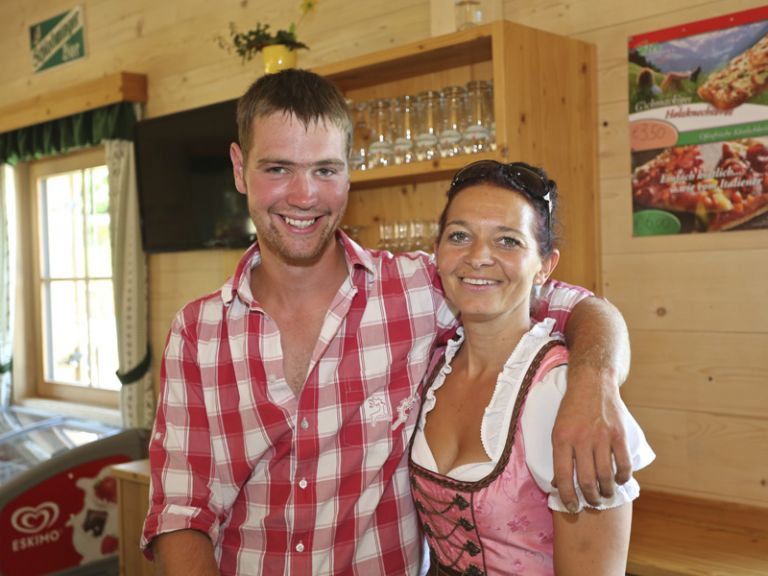 Urlaub im Hüttendorf